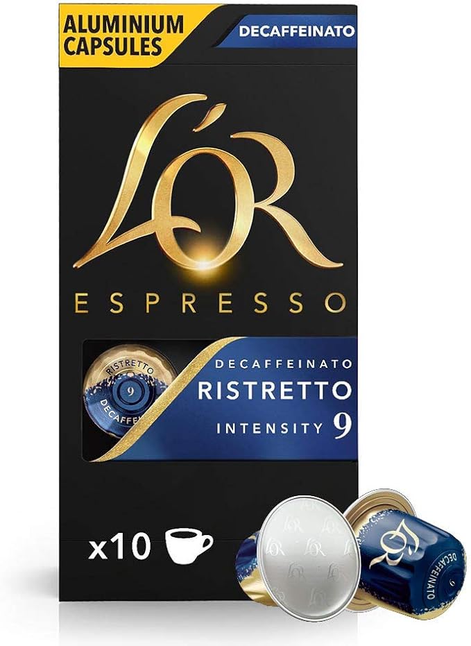 L'OR Café L'Or Cápsula Decaffeinato - 10 Unidades - 52 Gramas