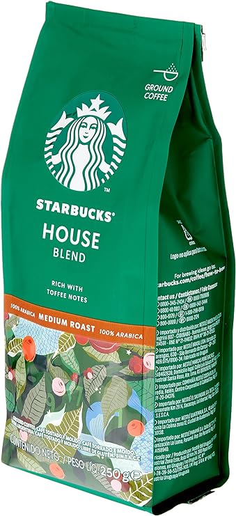 STARBUCKS Café Torrado E Moído Starbucks House Blend 250G
